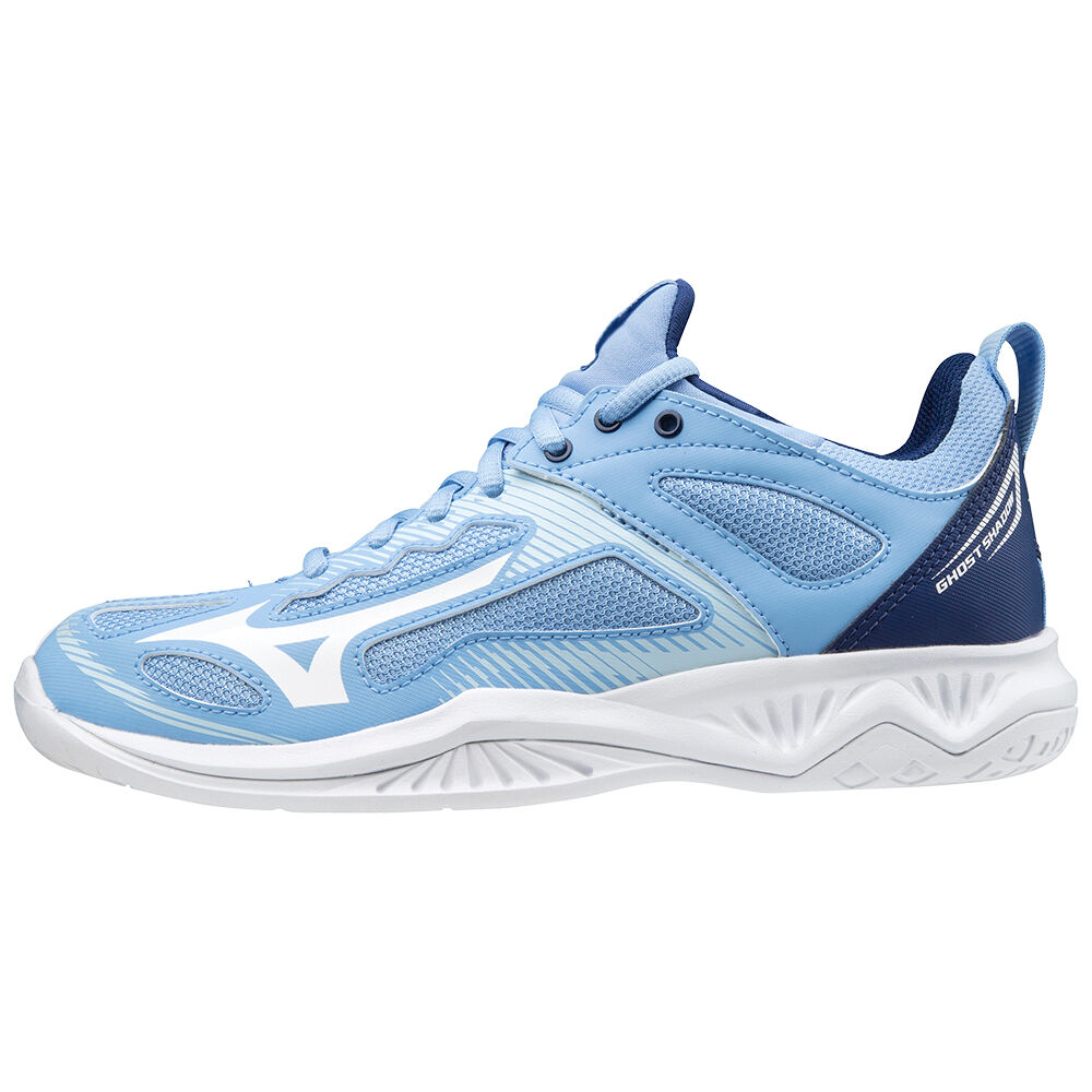 Scarpe Da Pallamano Mizuno Ghost Shadow Donna - Blu/Bianche - 09268-HNMJ